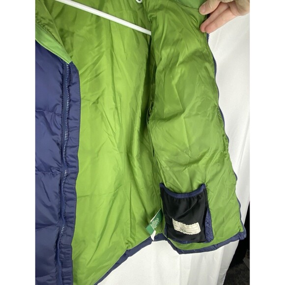 LL BEAN Jacket Youth Boys L 14-16 Goose Down Puffer Full Zip Pockets Ski Outdoor - Picture 13 of 16